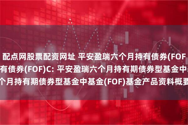 配点网股票配资网址 平安盈瑞六个月持有债券(FOF)A,平安盈瑞六个月持有债券(FOF)C: 平安盈瑞六个月持有期债券型基金中基金(FOF)基金产品资料概要更新